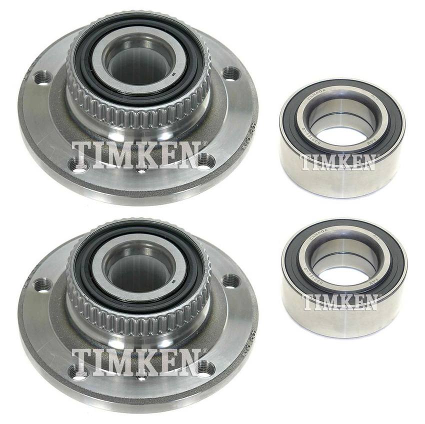 BMW Wheel Bearing and Hub Assembly Kit - Front and Rear 33412220987 - Timken 2877566KIT